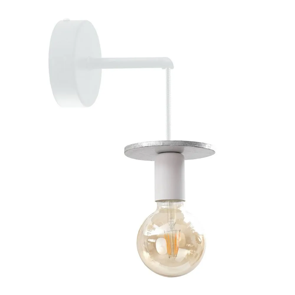 Netlighting Saturn Wall Lamp Silver 12cm 1x E27