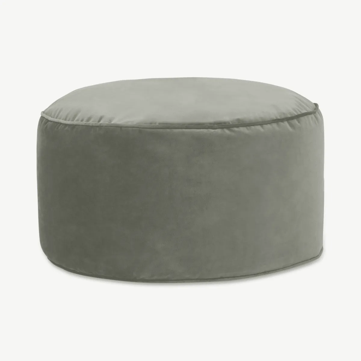 Lux Velvet Floor Cushion, Sage Green Velvet