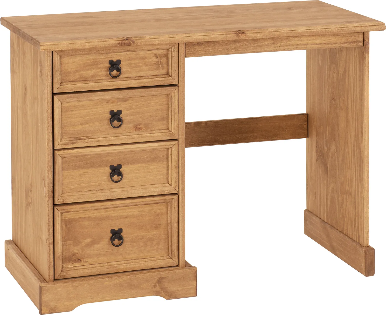 Seconique Corona 4 Drawer Dressing Table in Natural 2