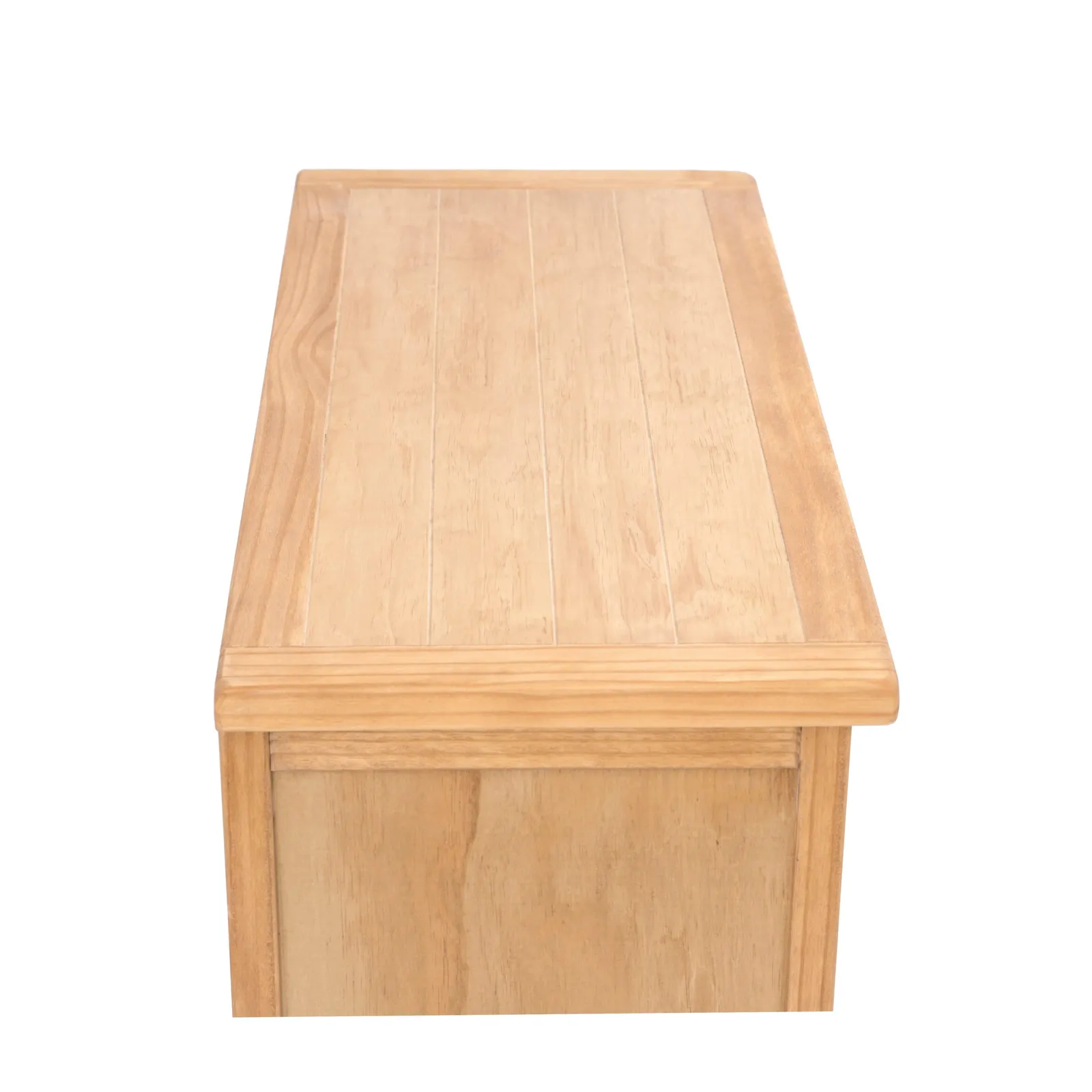 Cabinet Bits Lugo 5 Drawer Chest of Drawers Wood Knob in Light Brown 5