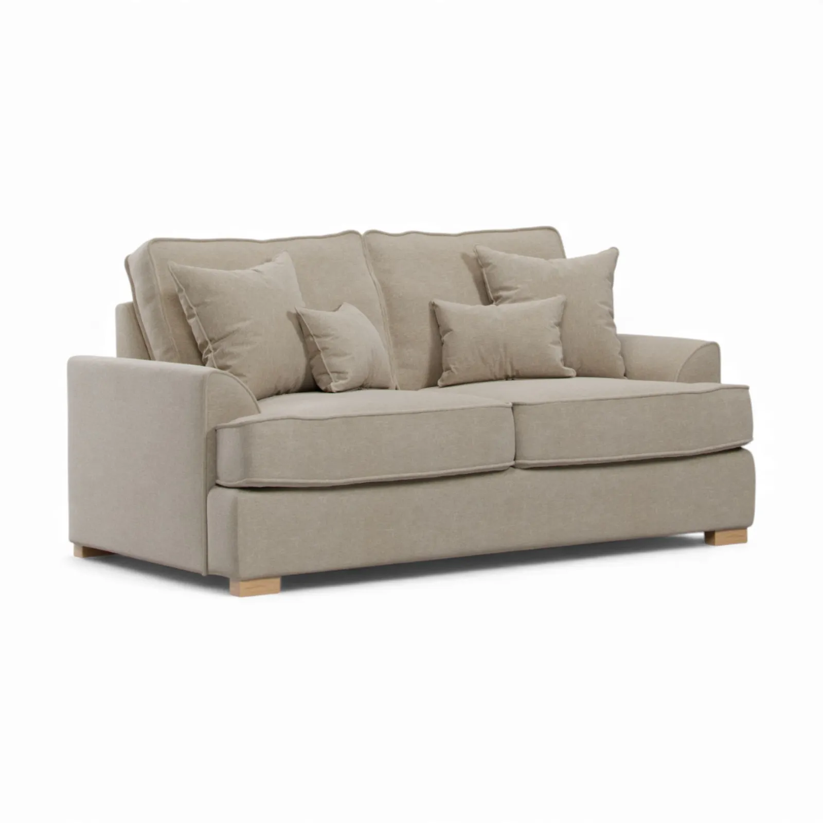 The Great Sofa Company Ophelia 2 Seater Chenille Sofa in Stone 2