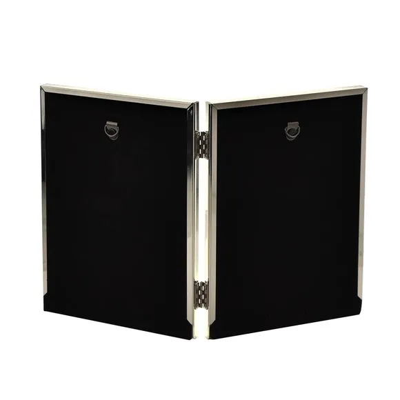 Bambino Silver Plated Double Photo Frame 4