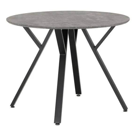 Athens 4 Seater Round Dining Table with 4 Lukas Chairs 2