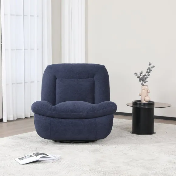 Image Furnishings Ebba Boucle Swivel Rocker Recliner Chair 3