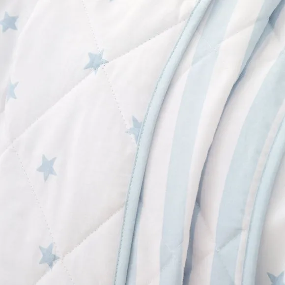 Mini Star and Stripes Cotton Bedspread 3