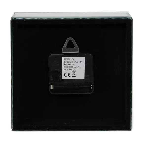 Hestia Crystal Border Mantel Clock 3