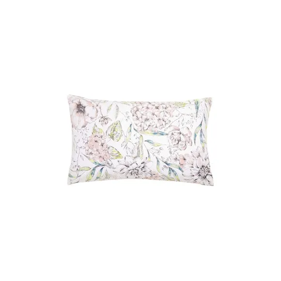 Holly Willoughby Floral Sketch 100% Cotton Duvet Cover and Pillowcase Set 4