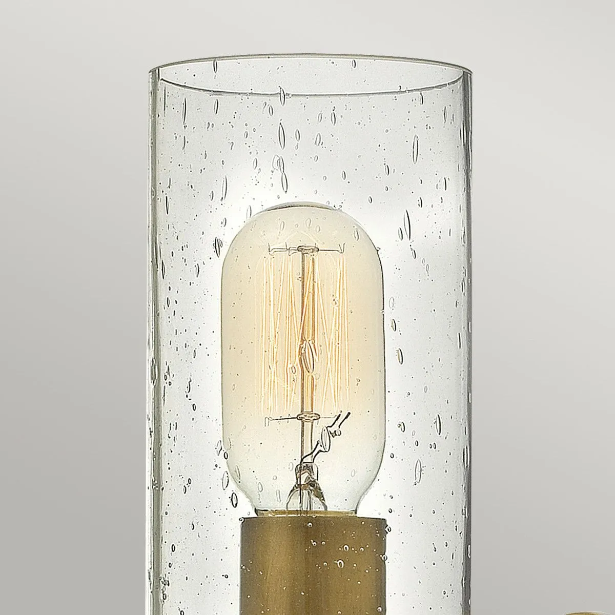 Netlighting Collier 1 Light Wall Light Brass E27 in Yellow 4