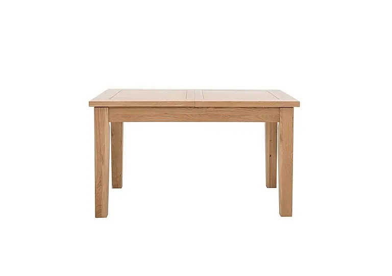 California Rectangular Oak Extending Dining Table