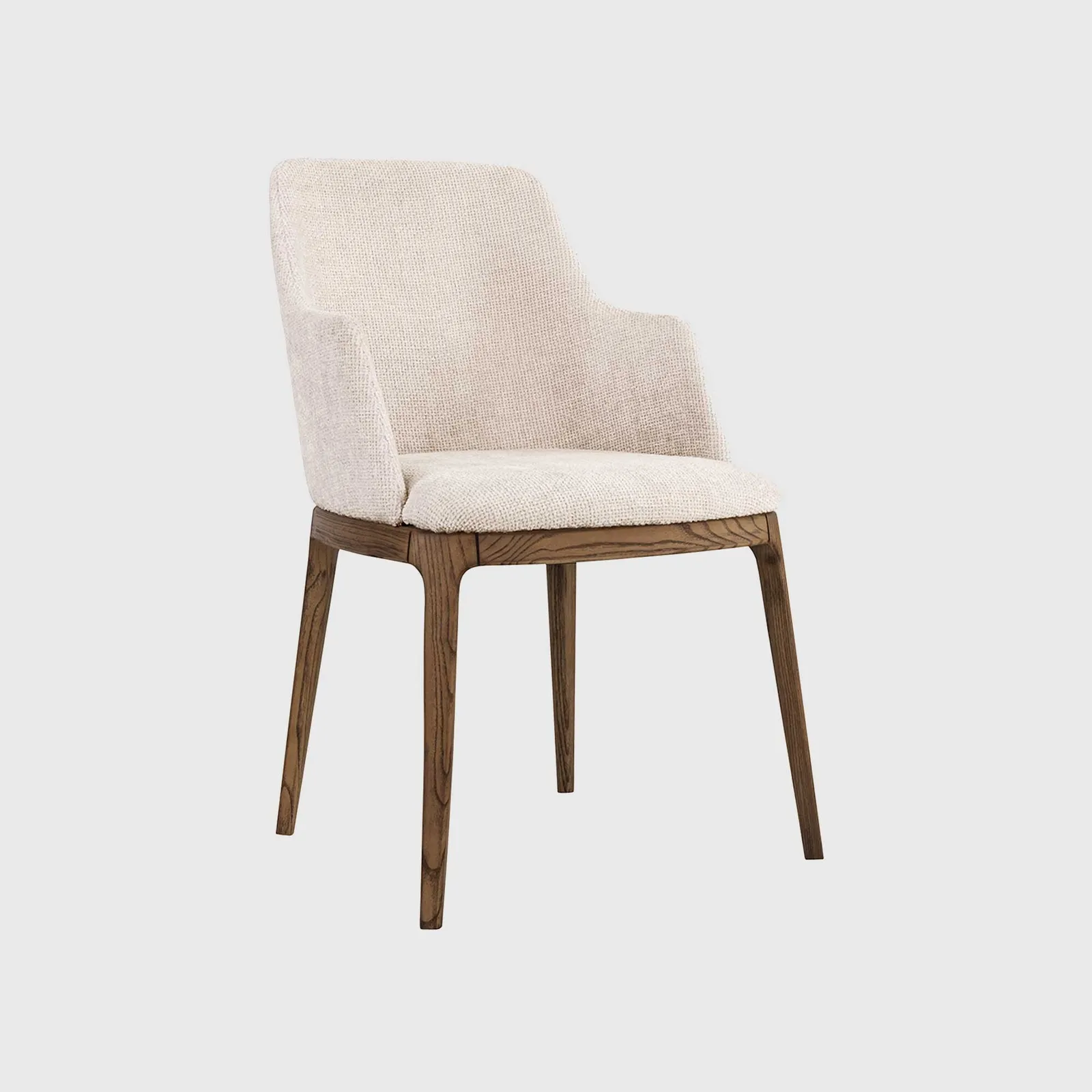 Pure Furniture Dakota Dining Chair, Neutral Fabric | Barker & Stonehouse