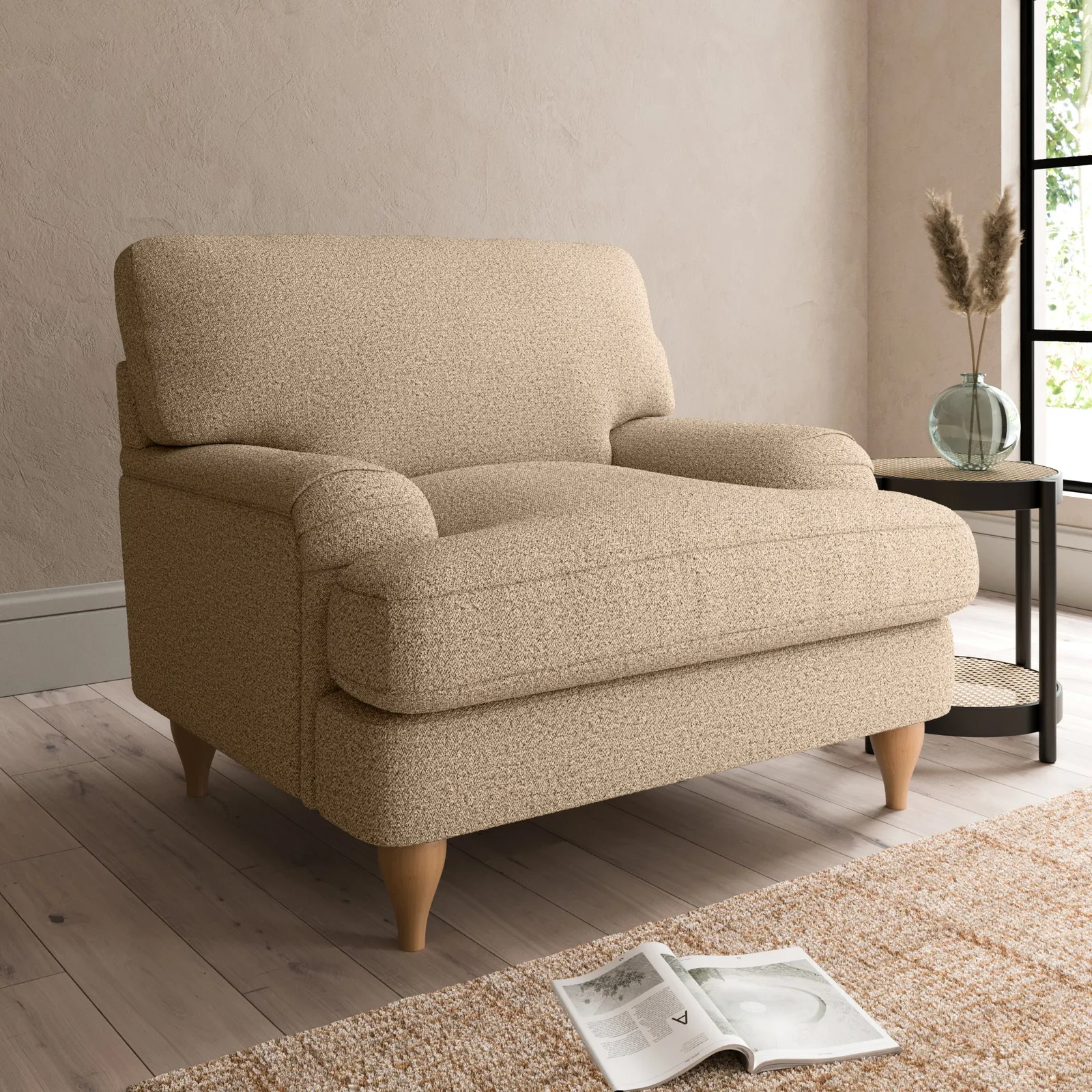 Darwin Cosy Marl Armchair Cosy Marl Camel