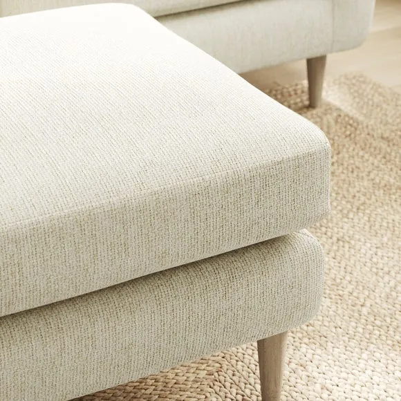 Sven Chunky Chenille Footstool 5