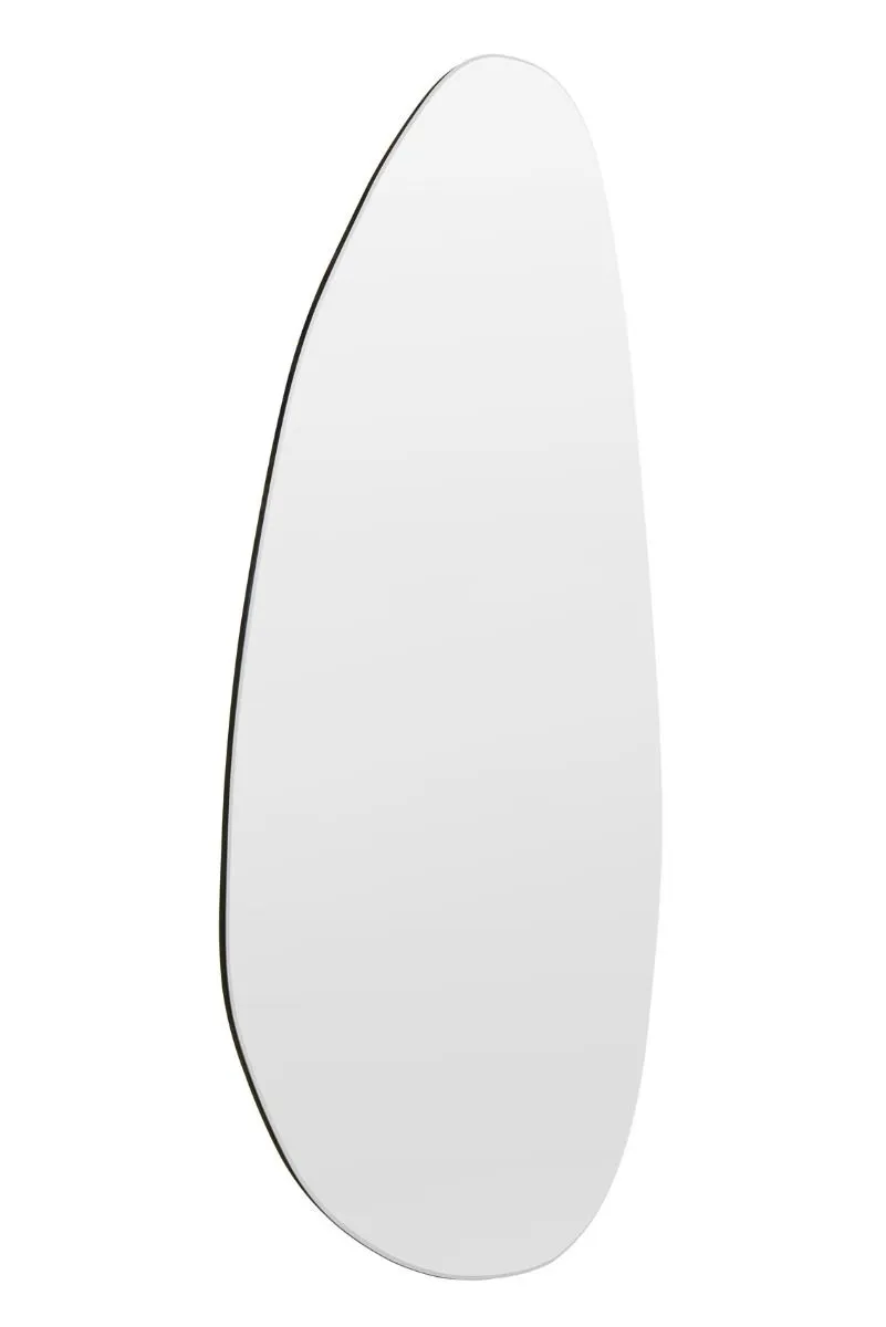 MirrorOutlet The Lacuna - Frameless Pond Wall Mirror 55" X 23" (140x58CM) in Silver 4
