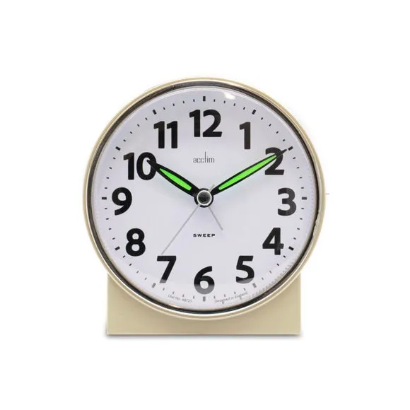 Acctim Micah Non Ticking Analogue Alarm Clock 2