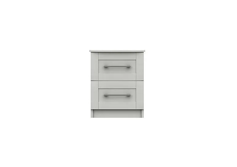 Fenchurch 2 Drawer Bedside Chest - White