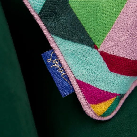 Sophie Robinson Zig Zag Cotton Rectangle Cushion 2