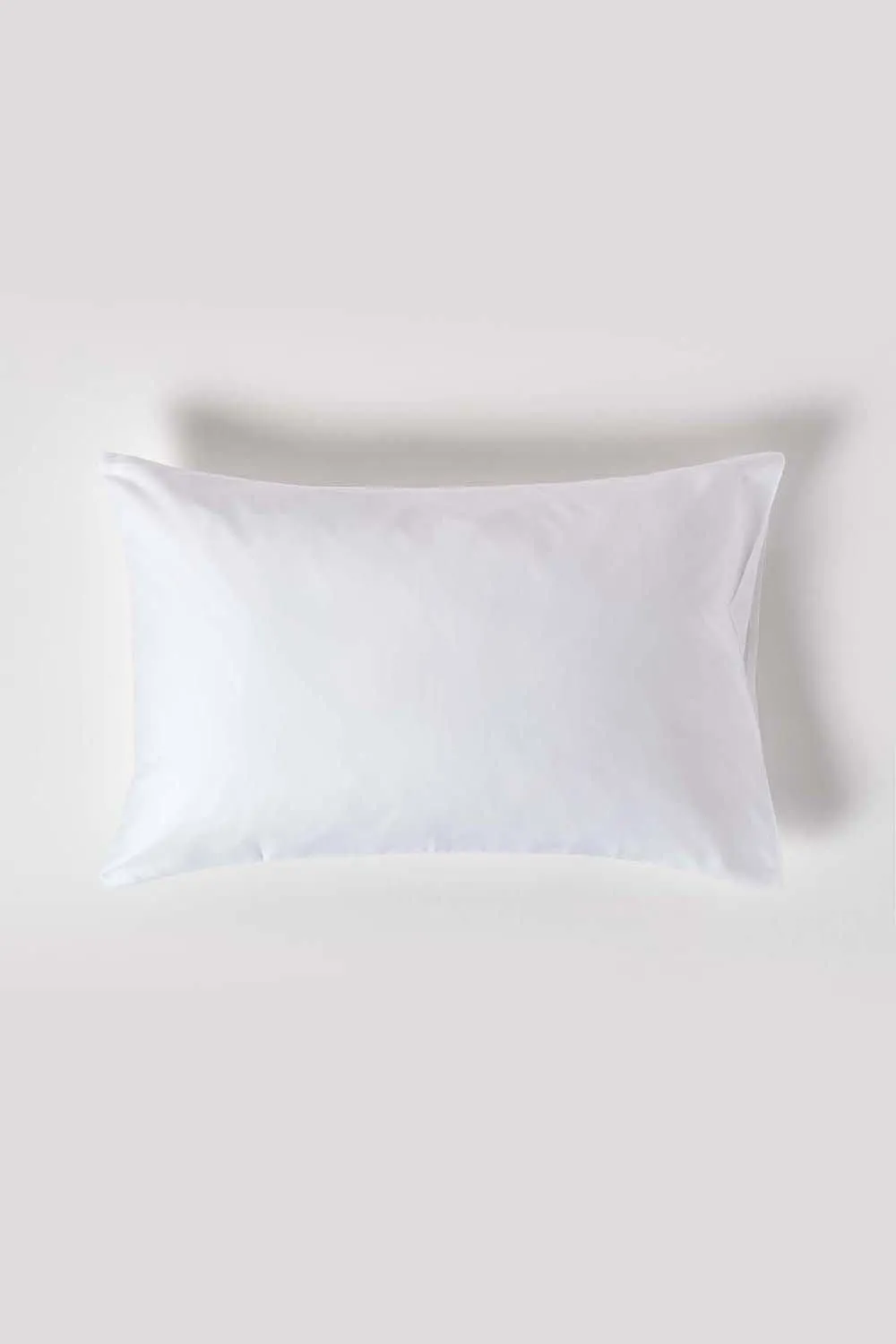 Homescapes Sateen Cotton Housewife Pillowcase 400 TC in White 1