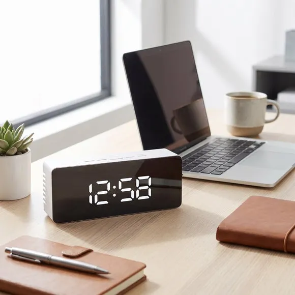 Acctim Medina Silent Digital Alarm Clock