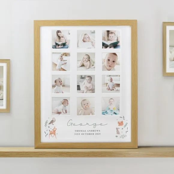 Personalised Woodland Animal Multi Photo Frame 2