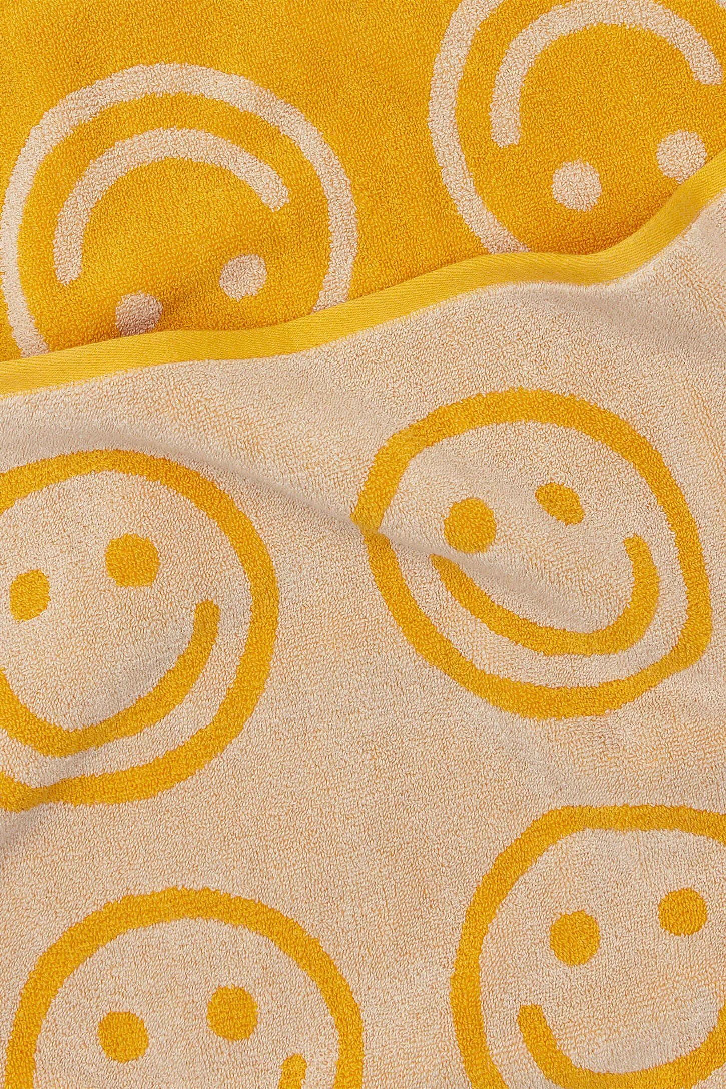 BAGGU Marigold Happy Bath Towel - Yellow ALL 2
