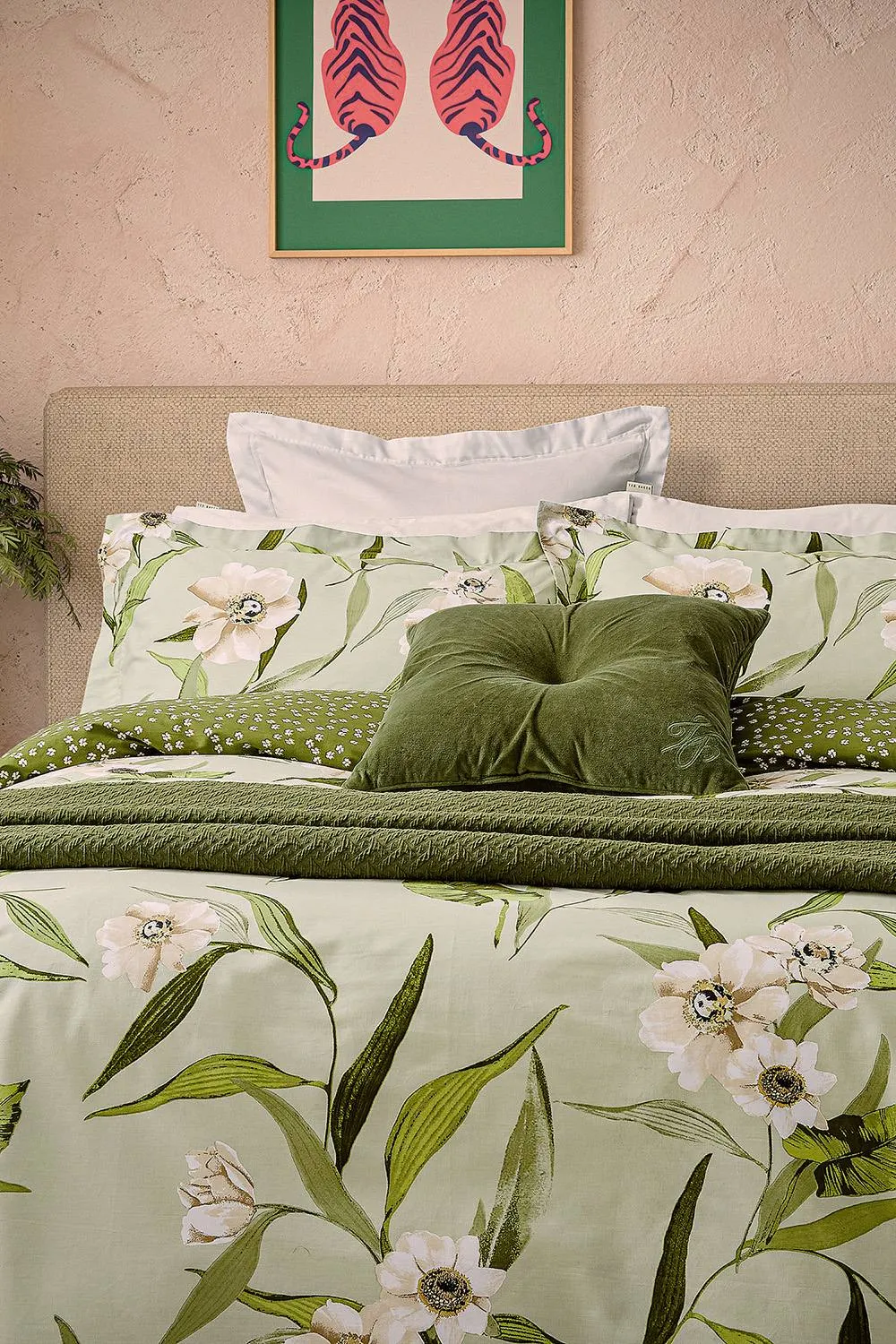 Ted Baker 'Cabana' Cotton Duvet Cover Set in Green 3