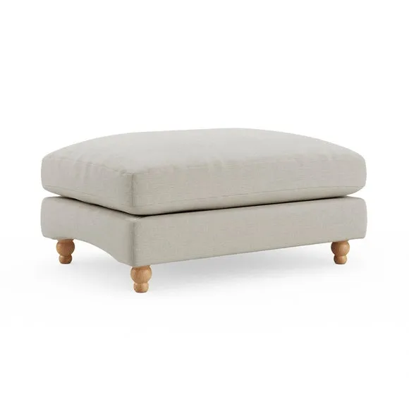 Martha Chenille Soft Texture Footstool 4