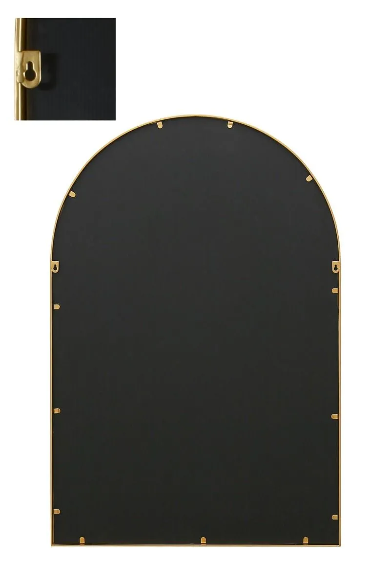 MirrorOutlet Gold Framed Arched Window Leaner/Wall Mirror 47" X 31" (120x80CM) 5