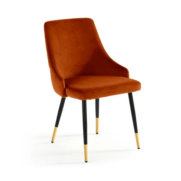Ariana Set of 2 Dining Chairs, Velvet 5