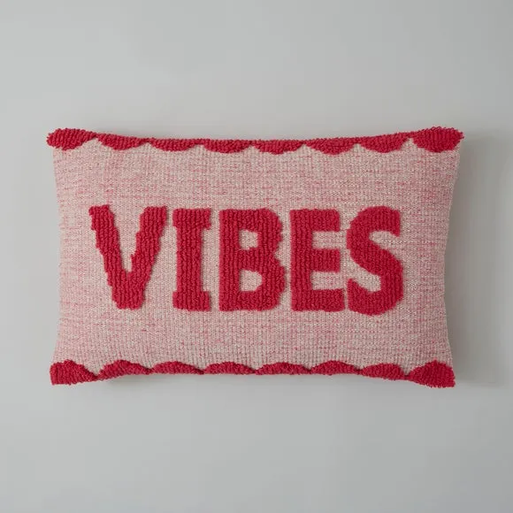 Vibes Bright Slogan Cushion 3