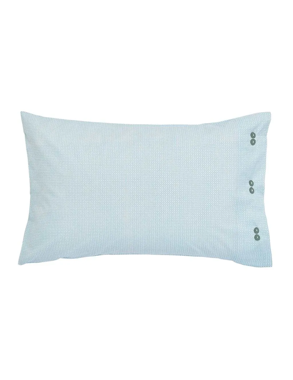 Bedeck of Belfast 2 Pack Pure Cotton 200 Thread Count Pillowcases Teal Mix