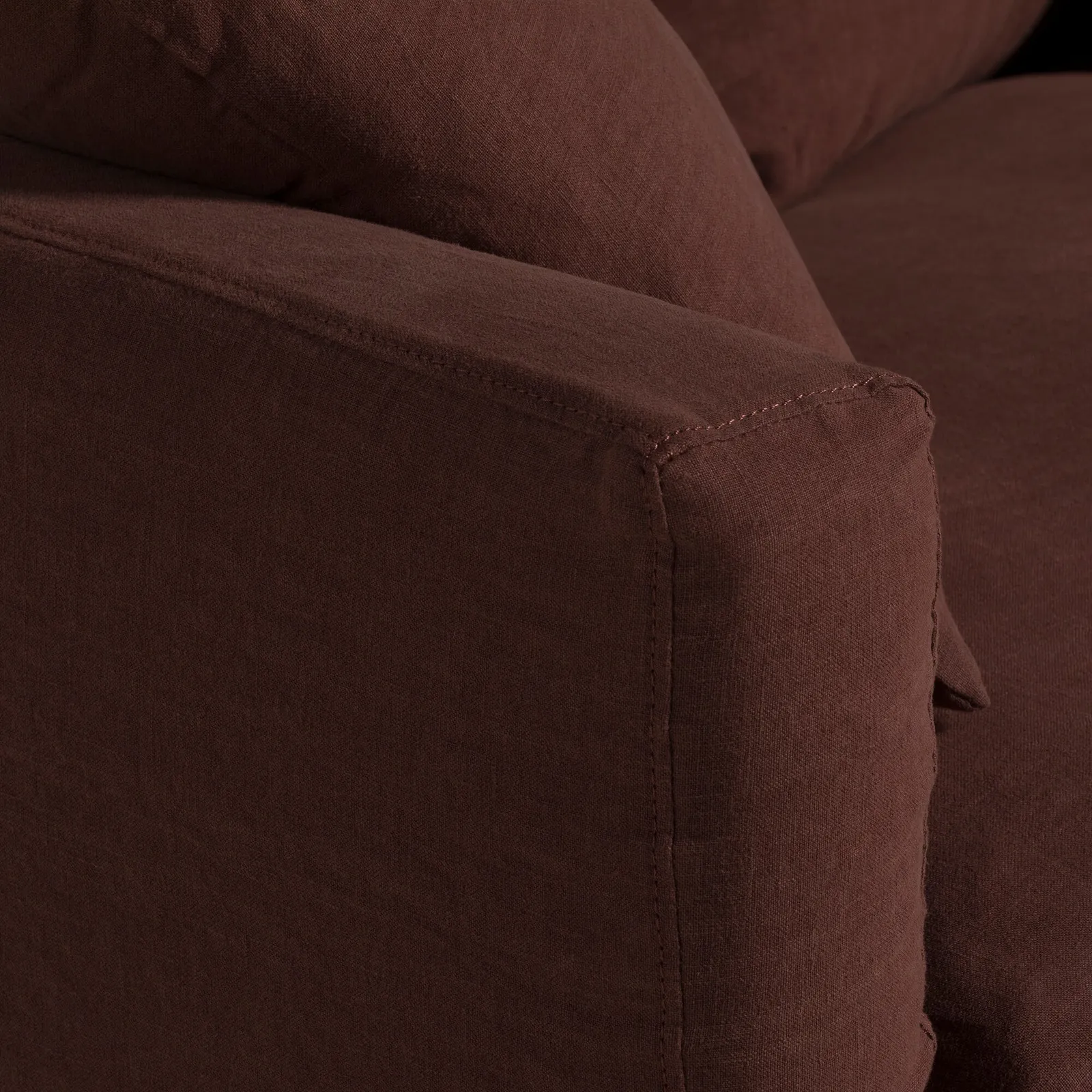 Enstone Grand Sofa, Brown Fabric | Barker & Stonehouse 3