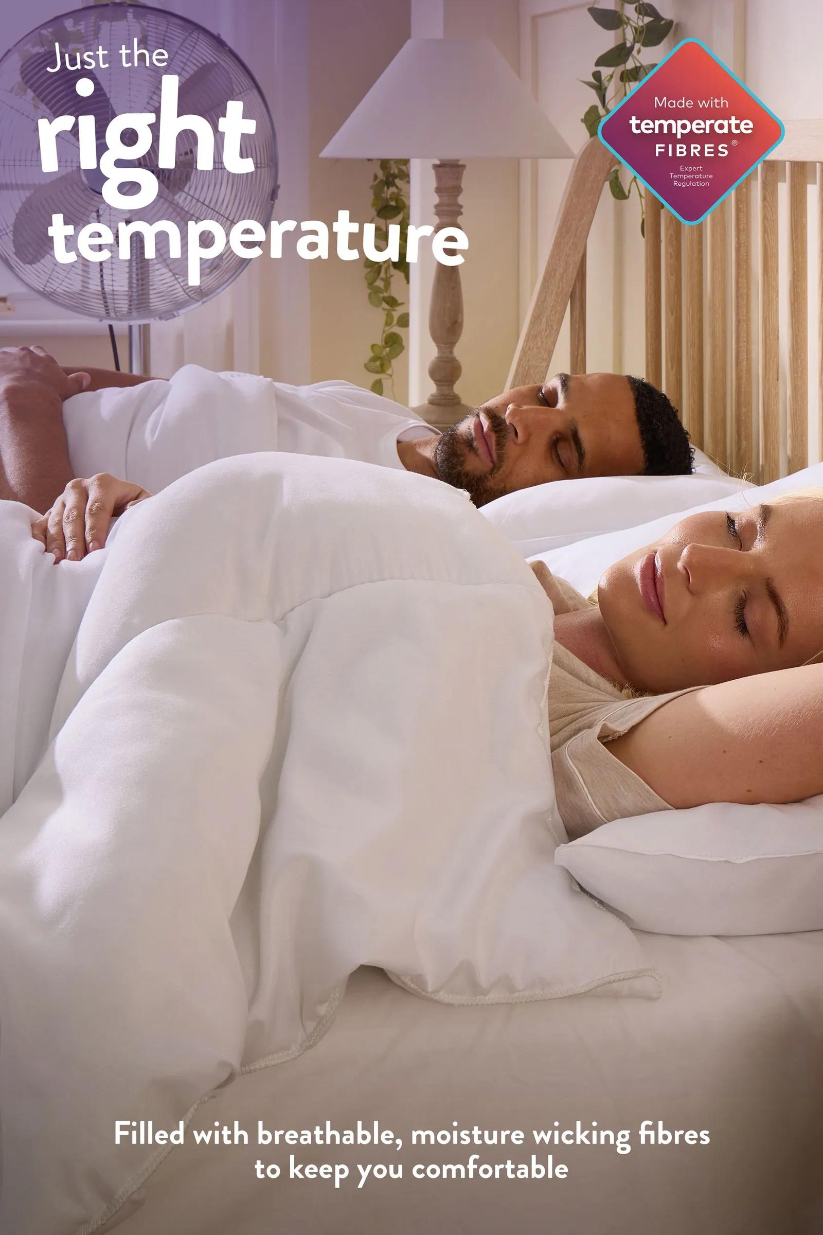Slumberdown Climate Control 10.5 Tog All Year Round Duvet in White 2