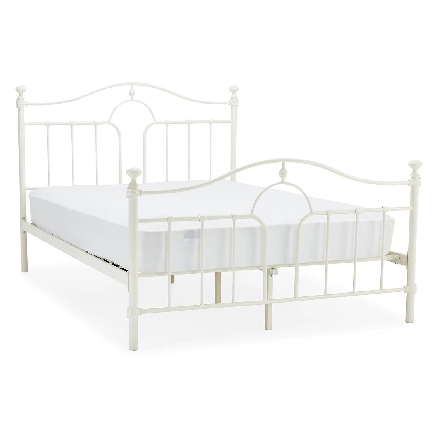 Keswick Cream Metal Bed Frame Cream