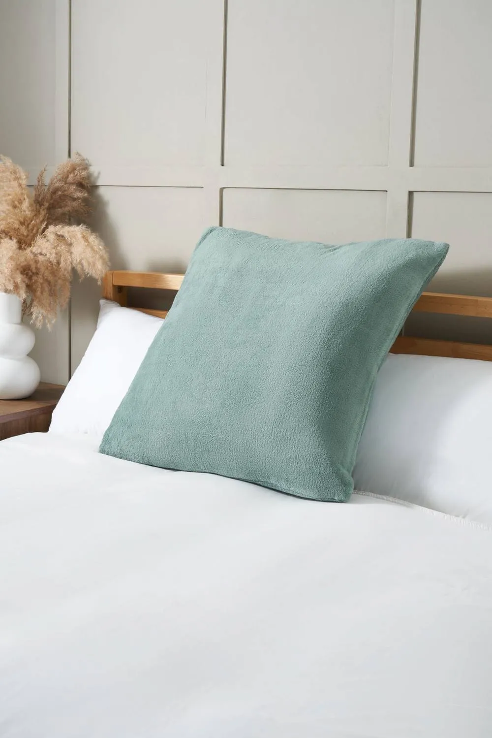 BHS Large Microfleece Silt Green Cushion