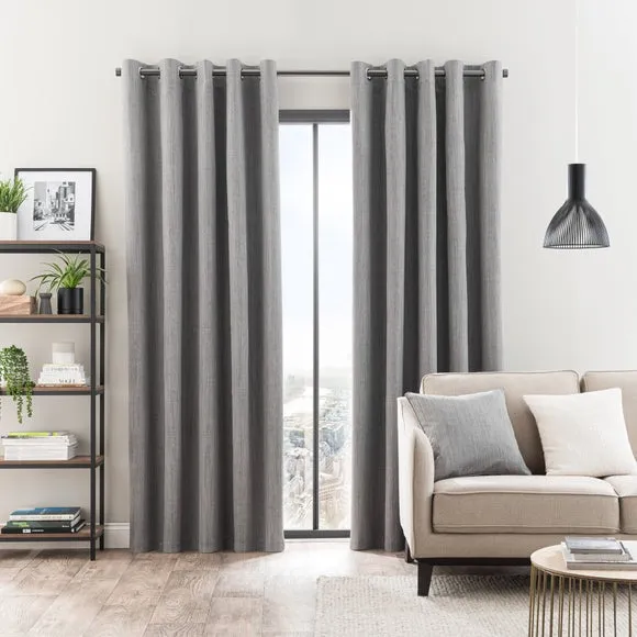 Solar Blackout Eyelet Curtains 2