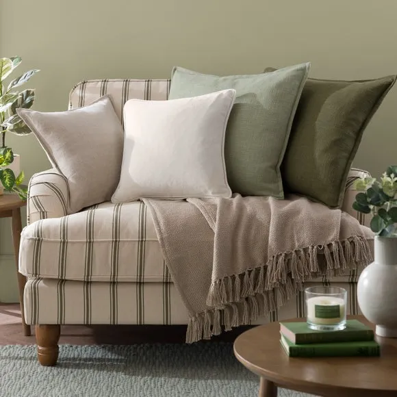 Clara Cotton Velvet Square Cushion 5
