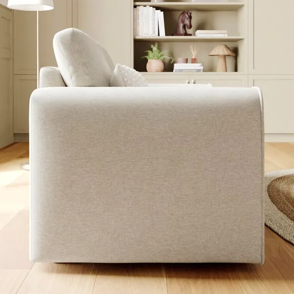 Abel Vintage Soft Chenille 2 Seater Sofa 3