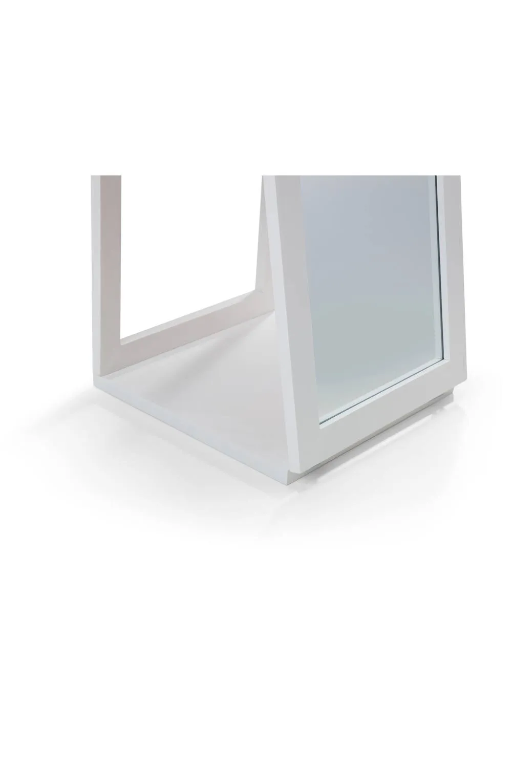 Julian Bowen Fresco Storage Mirror with Shelving in White 5