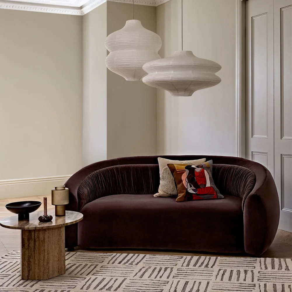 Heal's Flora 3 Seater Sofa Siena Cotton Pistachio 2