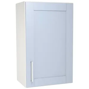 Wickes Ohio Hazy Blue Shaker Wall Unit - 450mm