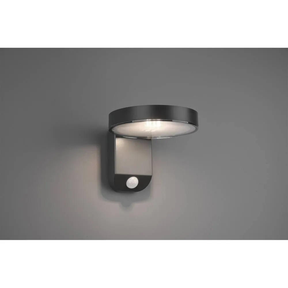 Netlighting Posadas Modern Outdoor Modern Wall Lamp Anthracite 3000K IP44 PIR in Black 2