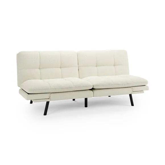 Harrison Quilted Sherpa Clic Clac Sofa Bed 6