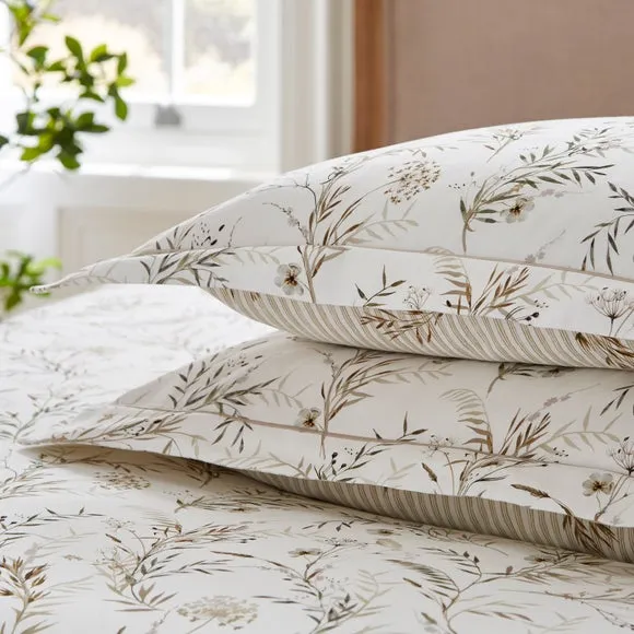 Dorma Hemmingford 100% Cotton Sateen Oxford Pillowcase Pair 2