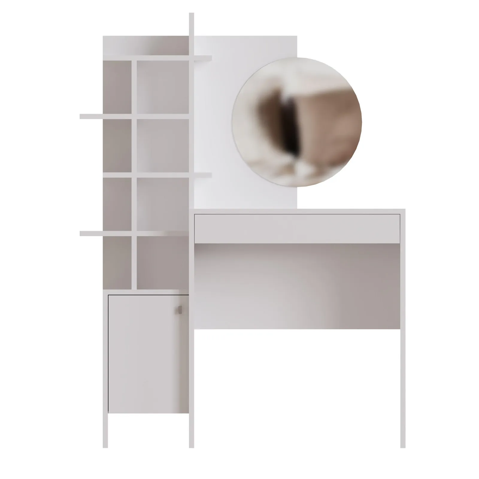 GFW Freyja Dressing Table in White 4