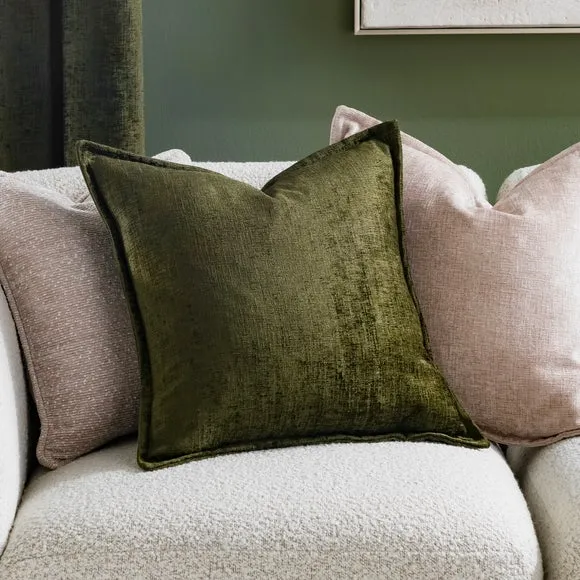 Chenille Square Oxford Cushion 3