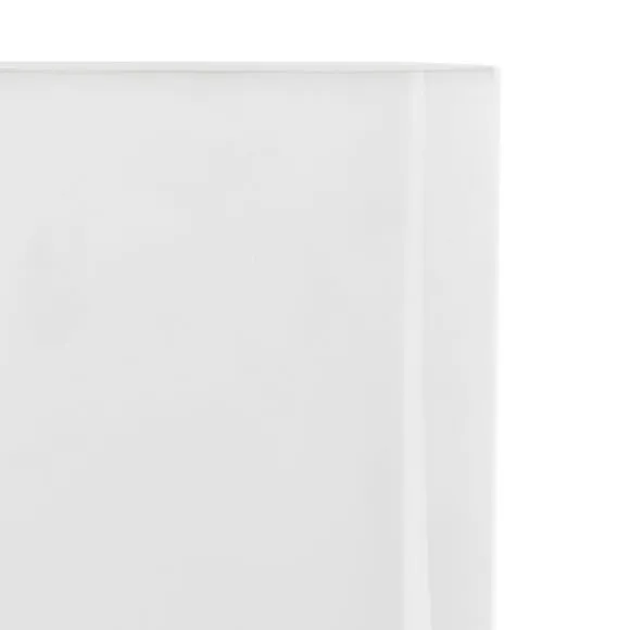 Crossland Grove Lorient Handblown Glass Swirl Vase White 230Mm, White 2