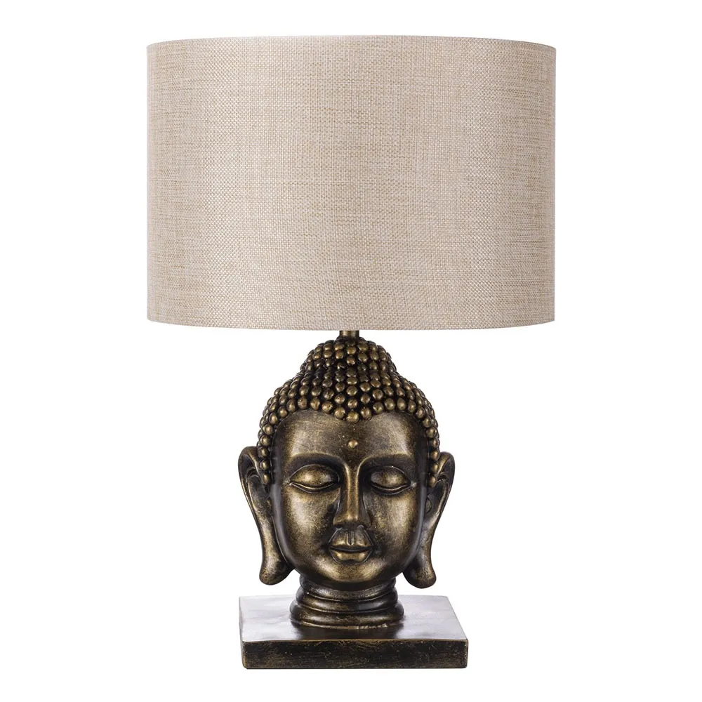 Buddha Table Lamp, Gold