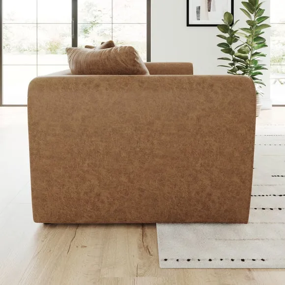 Blake Arizona Faux Leather 3 Seater Sofa 2