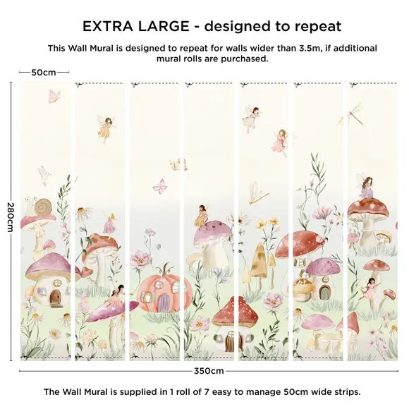 Fairy Garden Wall Mural 3