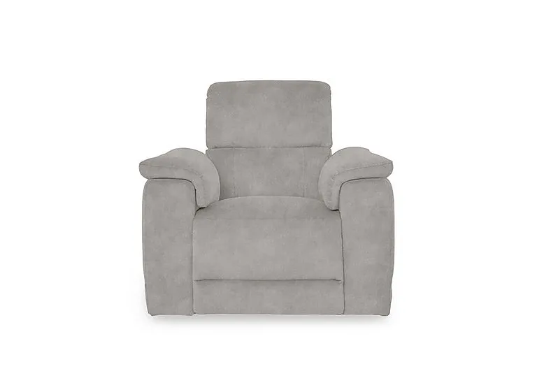 Genius Fabric Power Recliner Chair with Power Headrest - Dexter Stone